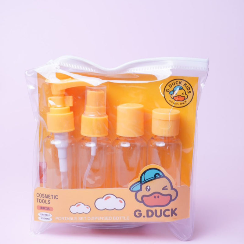 Portable Set Dispensed Bottle - 4pcs | مجموعة عبوات السفر - 4 قطع