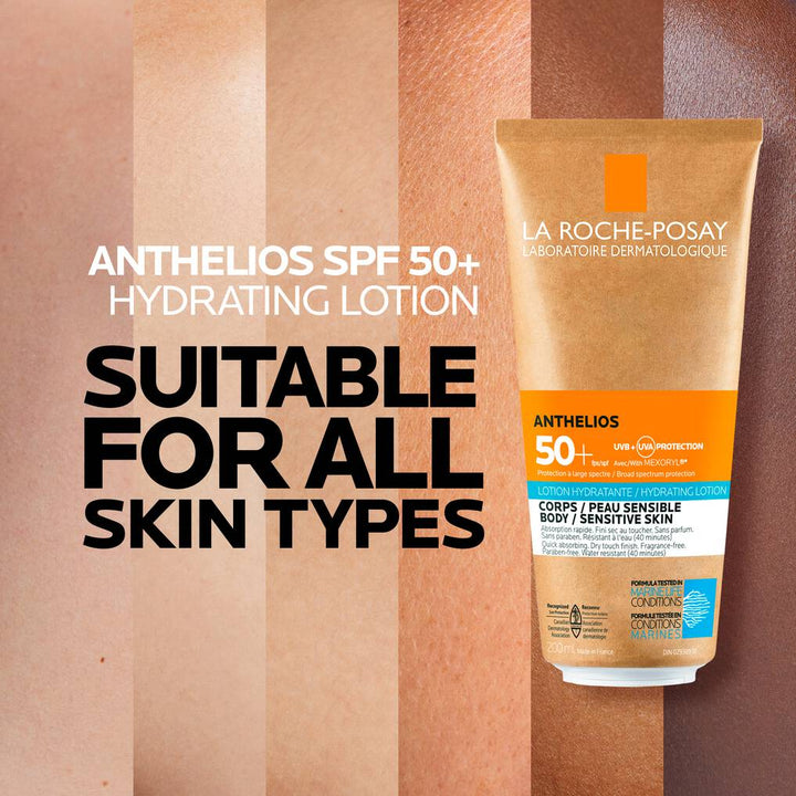 LA ROCHE-POSAY Anthelios Hydrating Lotion Ultra Resistant - 250ml | لاروش بوزيه لوشن واقي شمسي مقاوم للماء - 250 مل