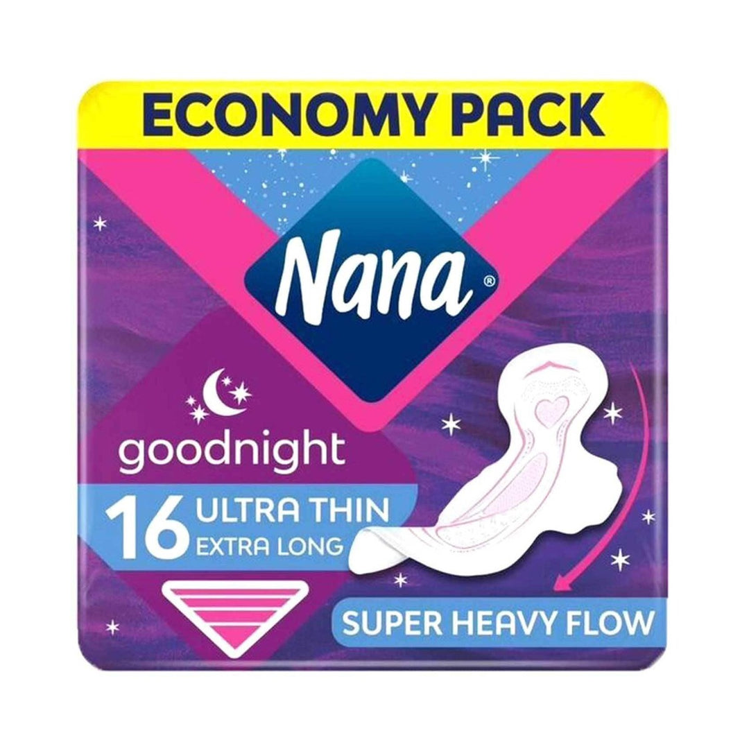 Nana Good Night Ultra Thin Extra Long - 16pcs | نانا غود نايت ألترا - 16 قطعة