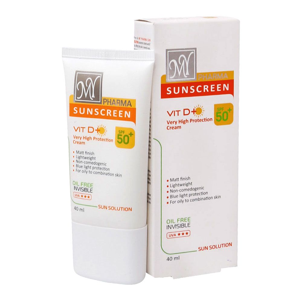 Oil Free Colorless Sunscreen SPF50+ - 40ml |ام واي كريم واقي شمسي بدون لون - 40 مل