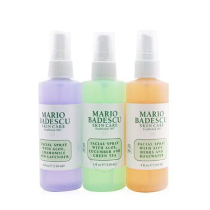 MARIO BADESCU Ladies Spritz. Mist. Glow. Set Gift Set Skin Care - 3pcs | ماريو باديسكو مجموعة بخاخات الوجه - 3 قطع