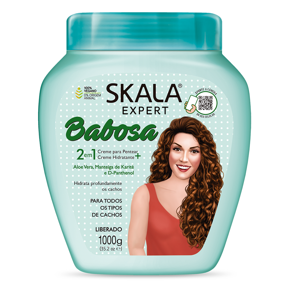 Skala Babosa Aloe Vera 2 in 1 Creme - 1000g | سكالا كريم بابوسا الصبار 2 في 1 - 1000 غرام