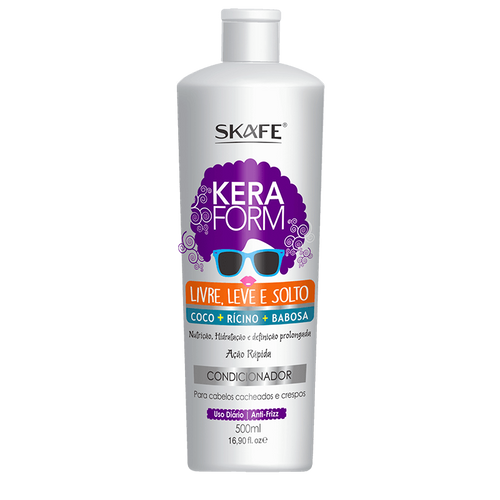 SKAFE Kera Form Conditioner Free Light And Loose - 500ml | سكاف بلسم لشعر ناعم و خفيف - 500 مل