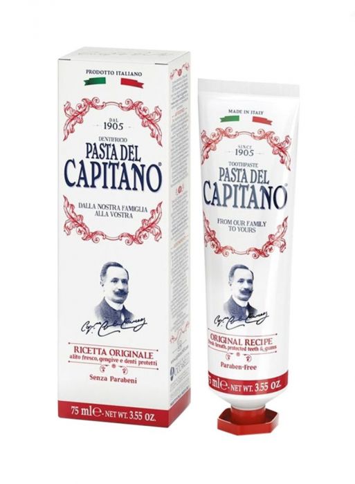 CAPITANO Ricetta Originale Toothpaste - 75ml | كابيتانو معجون اسنان - 75 مل
