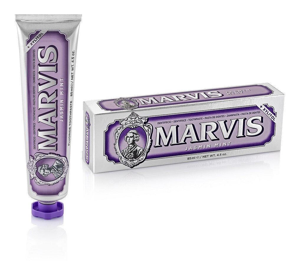 MARVIS Toothpaste Jasmin Mint - 85ml | مارفيس معجون أسنان بالنعناع و الياسمين - 85 مل