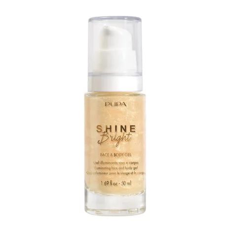 Pupa Shine Bright Illuminating Face & Body Gel - 50ml | بوبا جل مضيئ للوجه و الجسم - 150 مل