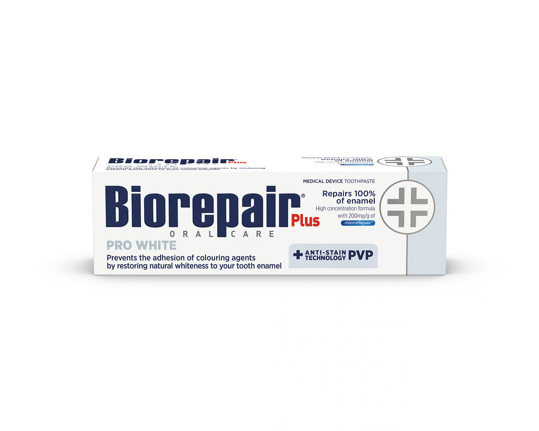 Biorepair Oral Care Plus Pro White - 75ml | بايوريبير معجون أسنان - 75 مل