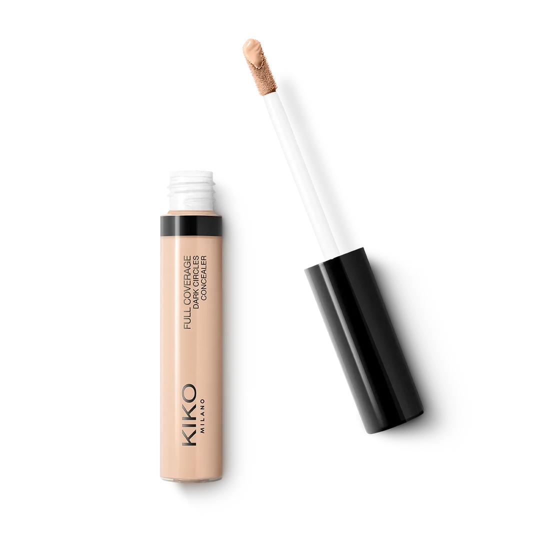 KIKO Full Coverage Dark Circles Concealer - 8ml | كيكو كونسيلر بتغطية عالية لاخفاء الهالات السوداء - 8 مل