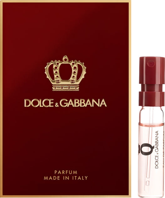 Sample Queen PARFUM by D&G - 1.5ml | عينة عطر دولتشي آند غابانا كوين بارفان نسائي - 1.5 مل