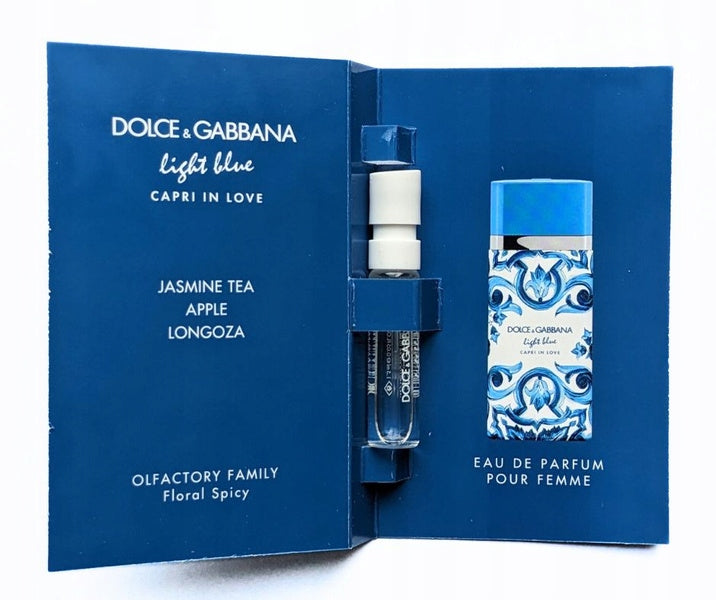 Sample Light Blue Capri in Love EDP - 1.5ml | عينة عطر لايت بلو كابري ان لاف للنساء 1.5 مل
