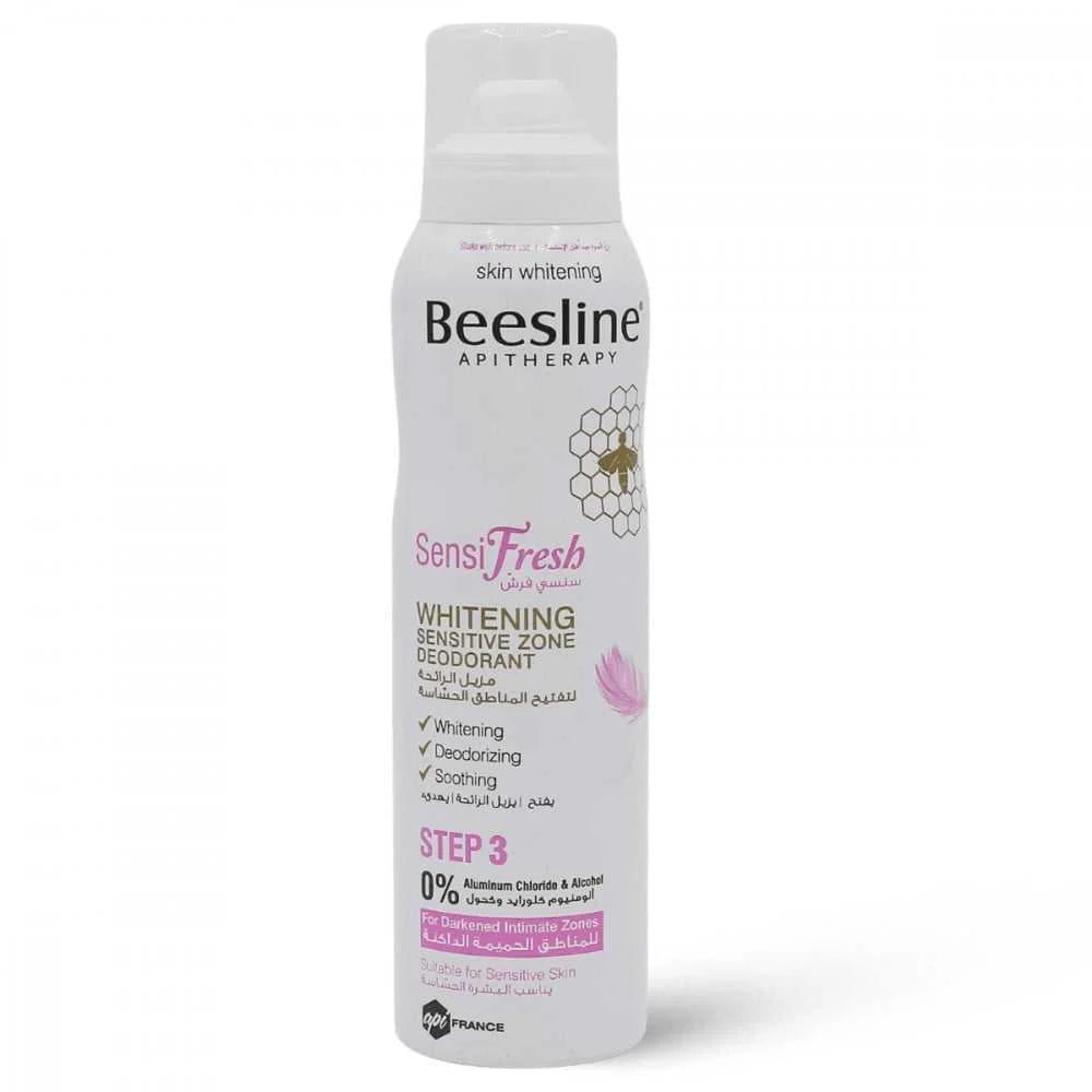 Beesline Sensi Fresh Whitening Sensitive Zone Deodrant | بيزلين بخاخ مزيل تعرق و مفتح للمناطق الحساسة