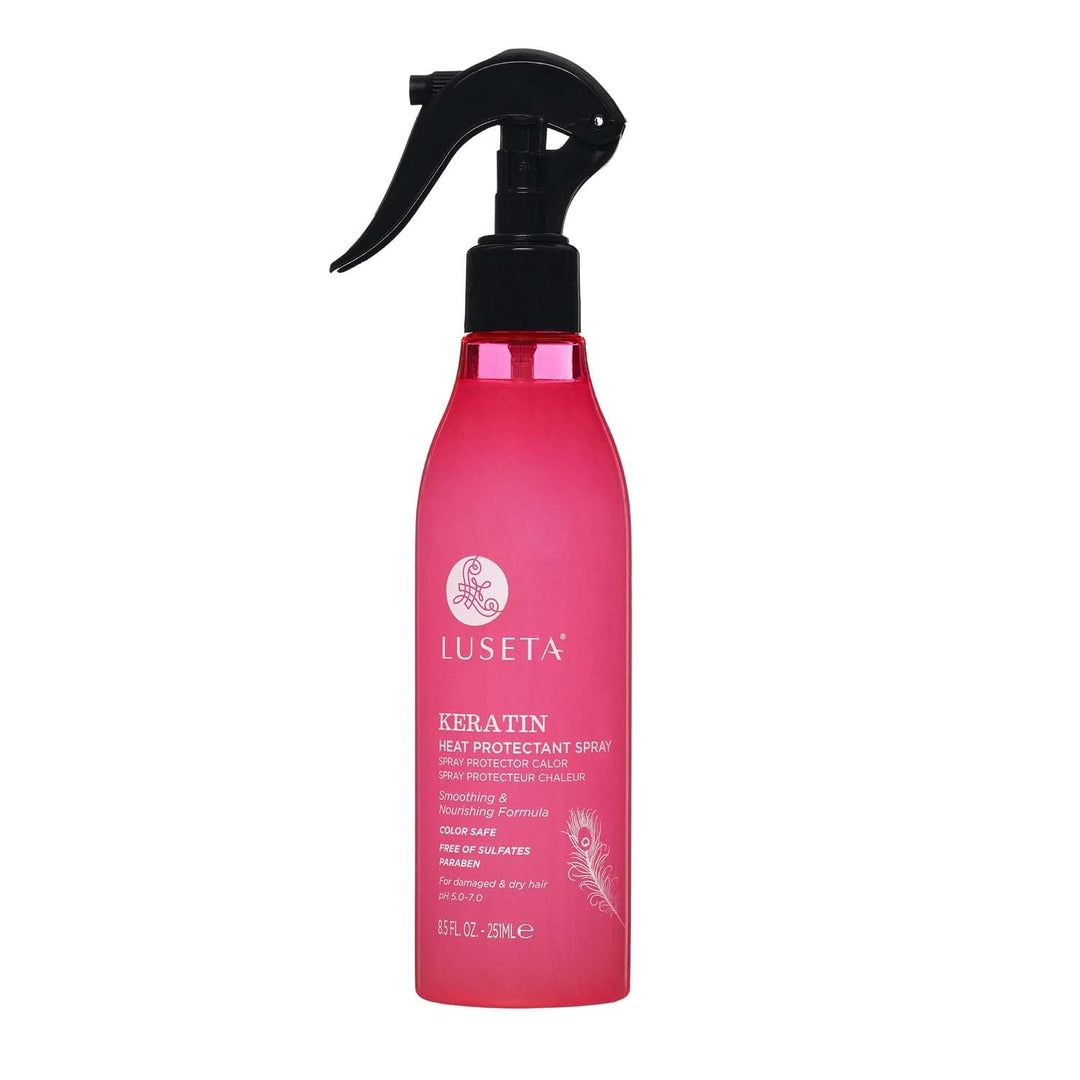 LUSETA Keartin Heat Protectant Hair Spray - 251ml | لوسيتا بخاخ الحماية من الحرارة للشعر بالكيراتين - 251 مل