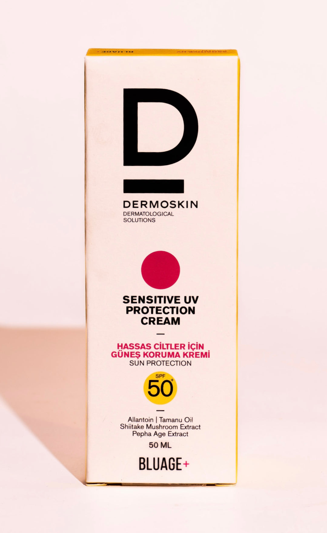 dermo skin Sensitive UV Protection Spf50+ - 50ml | ديرمو سكين كريم واقي شمسي spf50+ - 50 مل