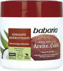 BABARIA Coconut Moisturizing Hair Mask - 400ml | باباريا ماسك للشعر بزيت جوز الهند - 400 مل