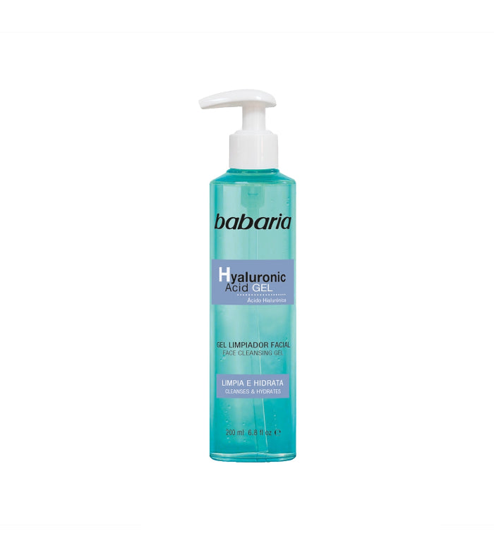 BABARIA Hyaluronic Acid Facial Cleansing Gel - 200ml | باباريا غسول جل بالهيالورونيك اسيد - 200 مل