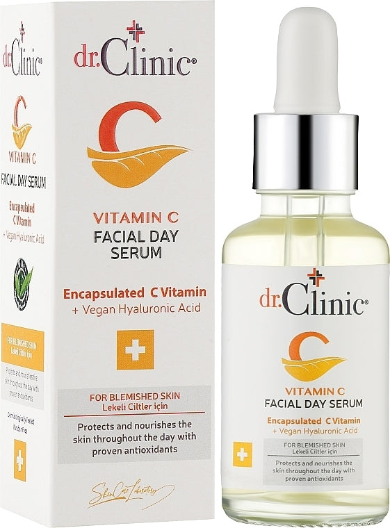 dr.Clinic Vitamin C Serum For Blemished Skin - 30ml | دكتور كلينك سيروم فيتامين سي لتفتيح البشرة - 30 مل