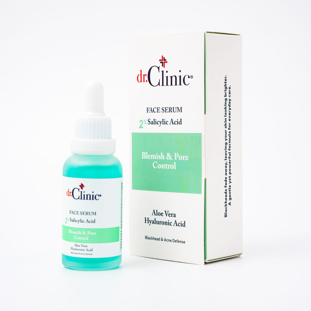 dr.Clinic Face Serum Salicylic acid Blemish & pore Control - 30ml| دكتور كلينك سيروم الساليسيلك اسيد -30 مل