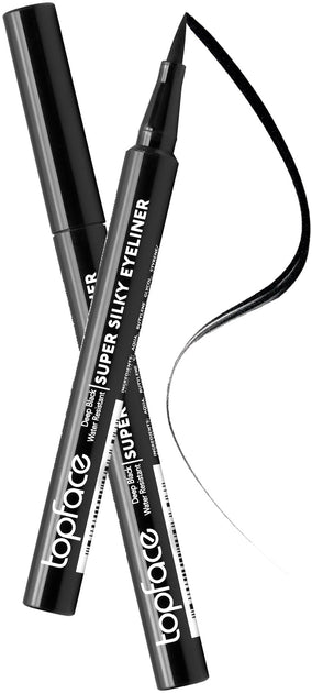 Topface Super Silky Eyeliner Deep Black - Pt 615 | توب فيس اي لاينر سيلكي اسود - Pt 615