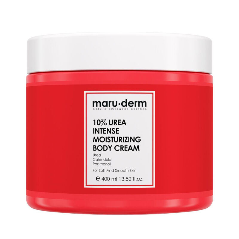 maru.derm %10 Urea Intense Moisturizing Body Cream - 400ml | مارو.ديرم كريم الترطيب العميق للجسن باليوريا 10% - 400 مل