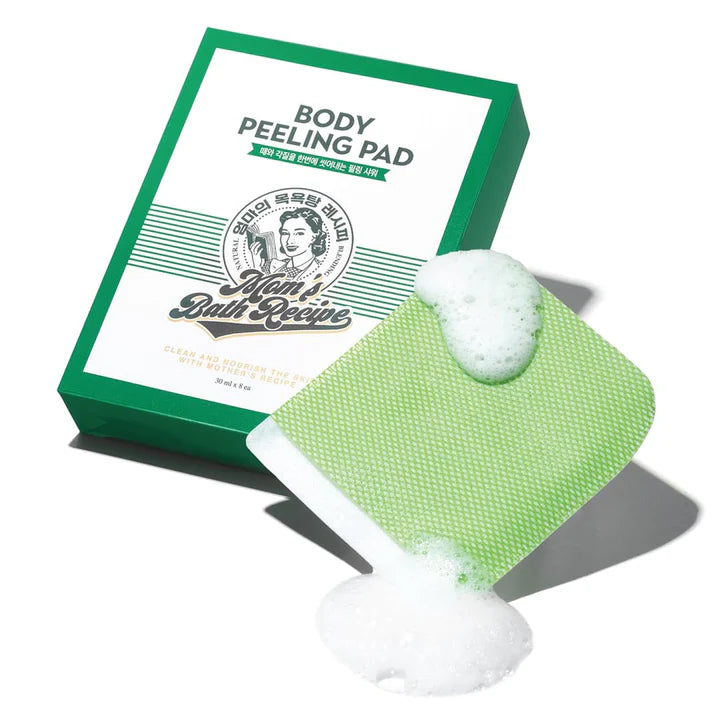 Mom's Bath Recipe Body Peeling Pad - 25mlx8pads | مامز باث ريسيبي ليفة تقشير للجسم - 25 مل . 8 قطع