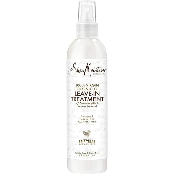 Shea Moisture 100% Virgin Coconut Oil Leave In Treatment - 237ml | شيا مويستر ليف ان بزيت جوز الهند - 237 مل