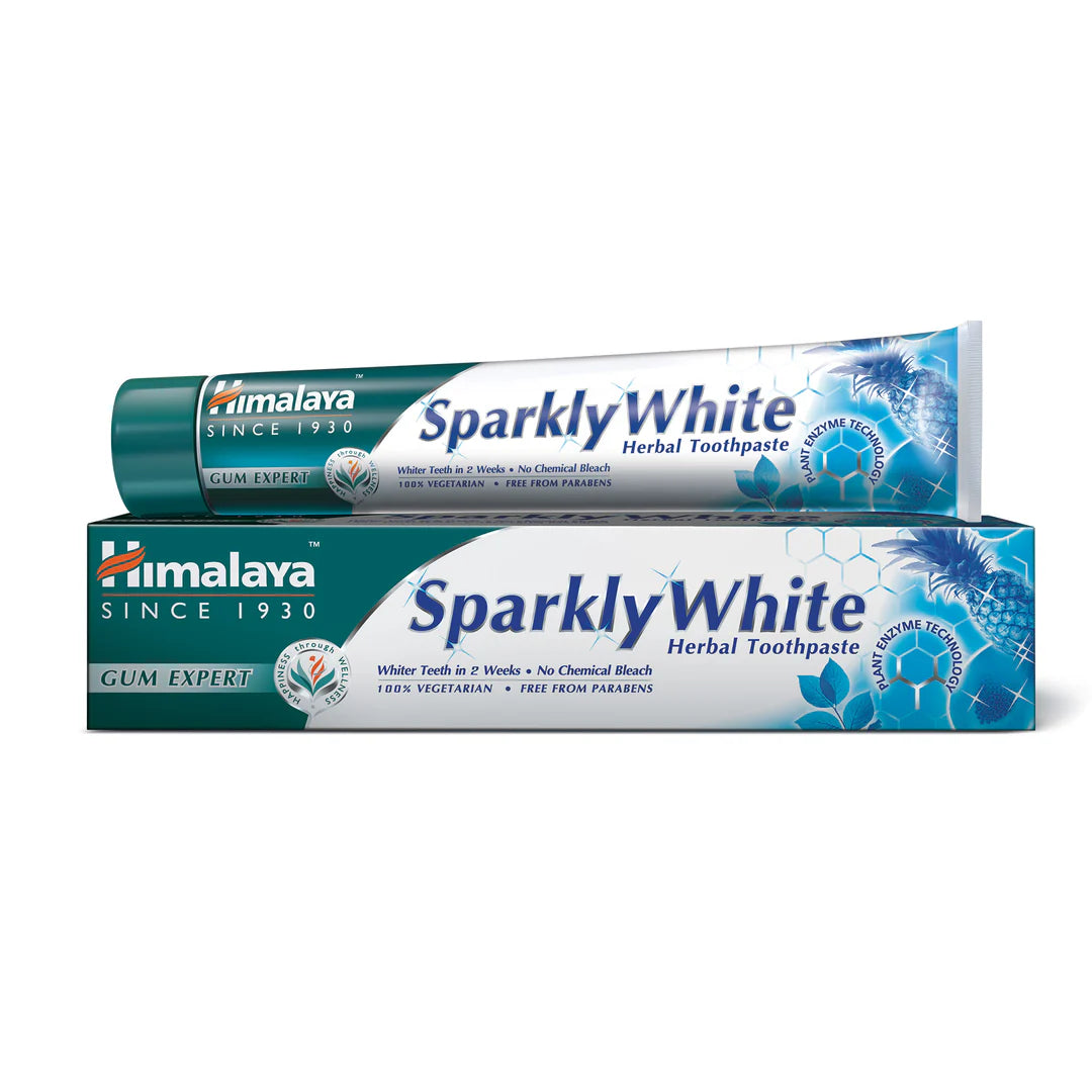 himalaya Sparkly White Herbal Toothpaste - 100g | هيمالايا معجون اسنان مبيض - 100 غ
