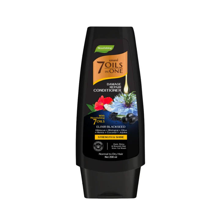 Emami 7 Oils in One One Damage Repair Conditioner Elixir Blackseed - 400ml | امامي بلسم زيت حبة البركة للشعر المتضرر - 400 مل