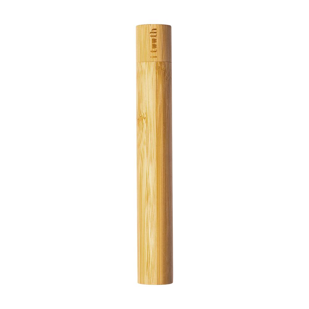 Bamboo Toothbrush Container