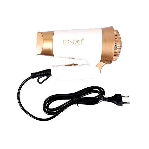 ENZO Professional Mini Travel Hair Dryer | مجفف شعر قابل للطي