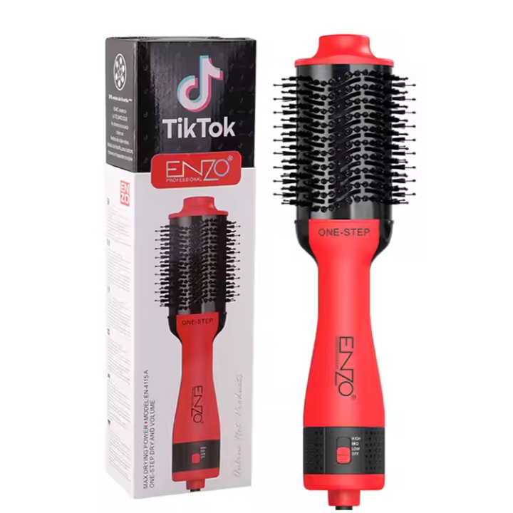 ENZO One-Step Hair Dryer & Volumizer Brush | فرشاه شعر حراريه تيك توك