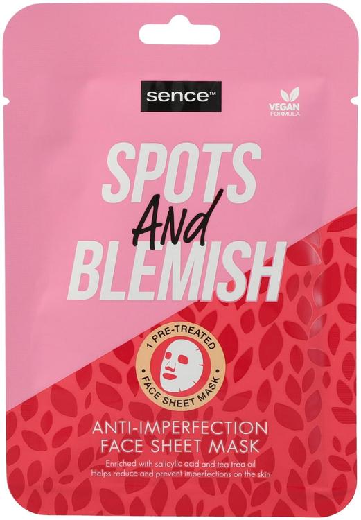 Sence Beauty Anti - imperfection Face Sheet Mask - 5ml | سينس بيوتي ماسك ورقي للوجه - 5 مل