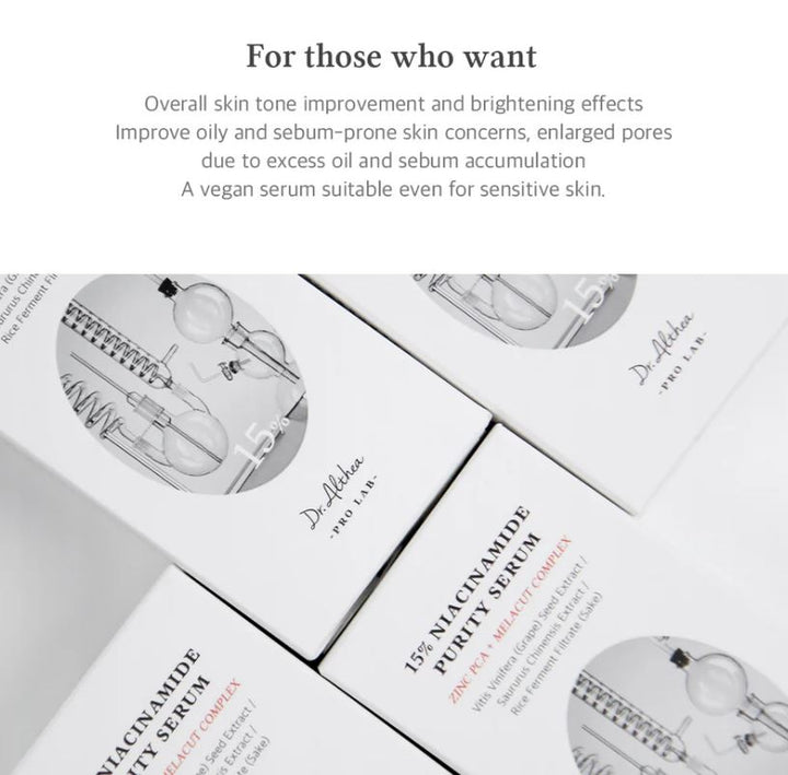 Dr.Althea 15% Niacinamide Purity Serum - 30ml | دكتور الثيا 15% نياسيناميد سيروم - 30 مل