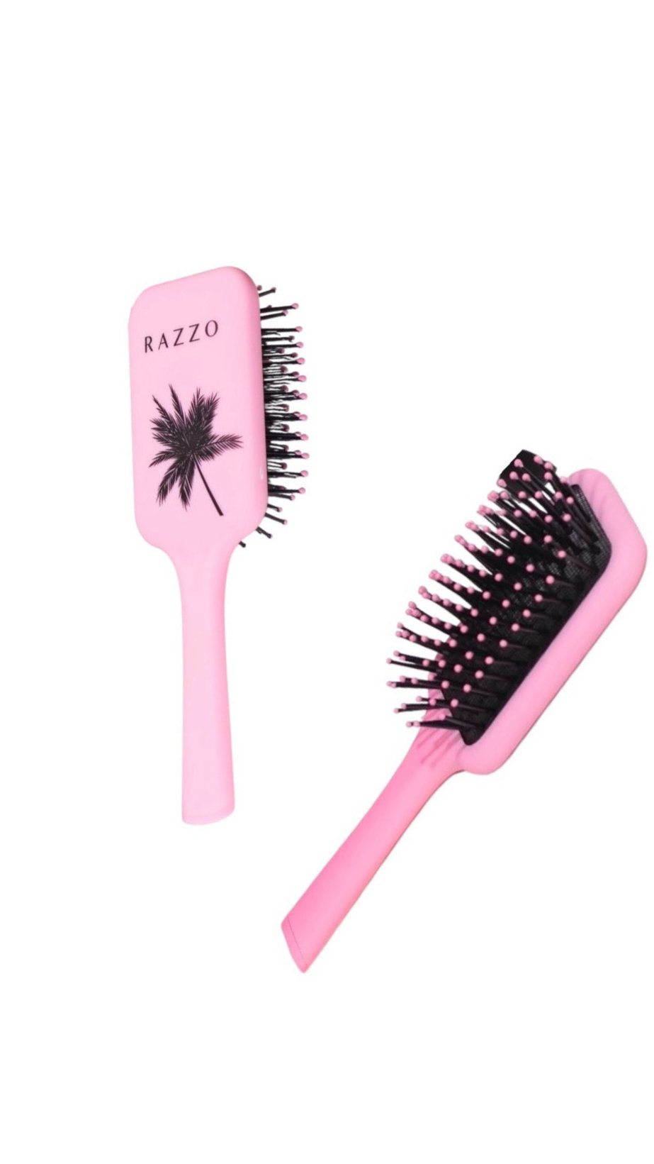 RAZZO Brush Me Anywhere Pink | رازو فرشاة للشعر
