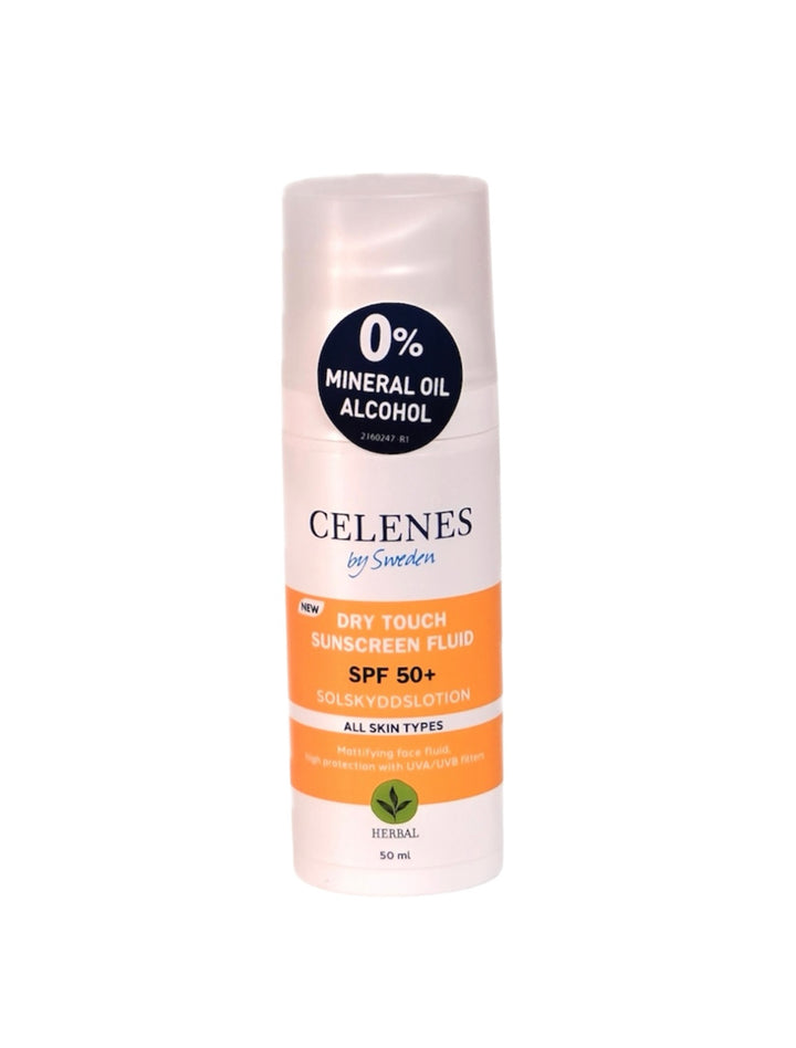 Celenes Dry Touch Sunscreen Fluid Spf50+ - 50ml | سيلينس واقي شمسي سائل - 50 مل