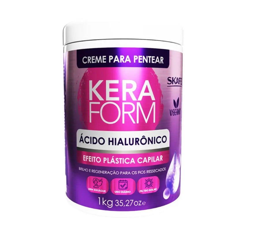 SKAFE Kera Form Brushing Cream Hyaluronic Acid - 1kg | سكاف كريم تصفيف الشعر بالهيالورونيك اسيد - 1 كيلو