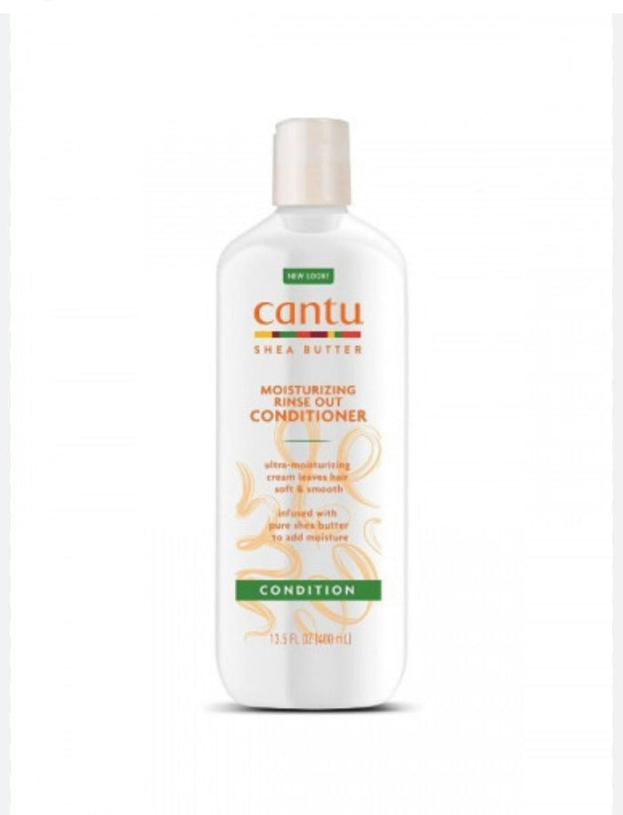 Cantu Raines Out Shea Butter Moisturizing Conditioner - 400ml | كانتو بلسم بزبدة الشيا مرطب للشعر الكيرلي - 400 مل
