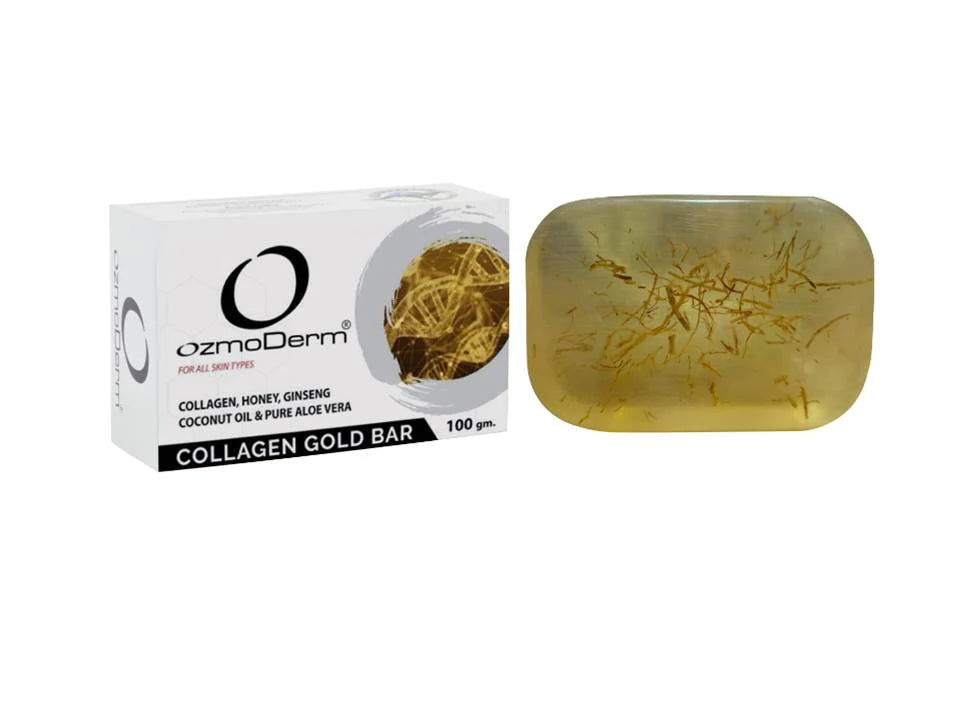 OzmoDerm Collagen Gold Bar - 100g | اوزمو ديرم صابون كولاجين - 100 جرام