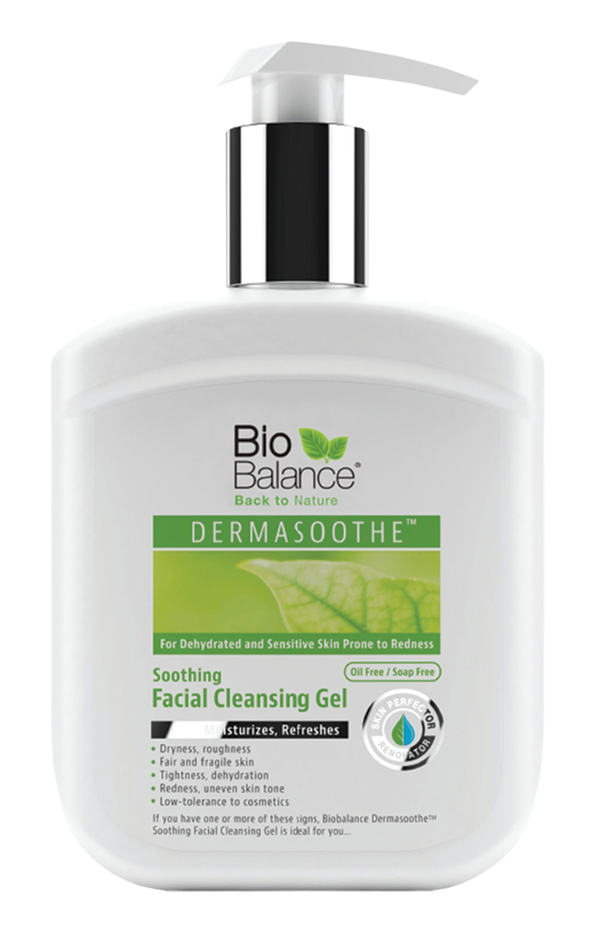 Bio Balance Dermasoothe Facial Cleansing Gel Soothing - 250ml |بايو بالانس جل منظف ومهدئ للوجه - 250 مل