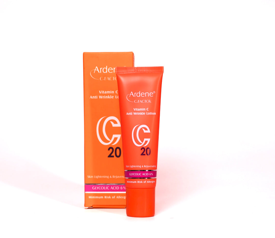 Ardene Vitamin C Anti-Wrinkle Lotion Glycolic Acid 6 % - 30ml | اردن كريم فيتامين سي مضاد للتجاعيد مع جليكوليك اسيد 6% - 30 مل