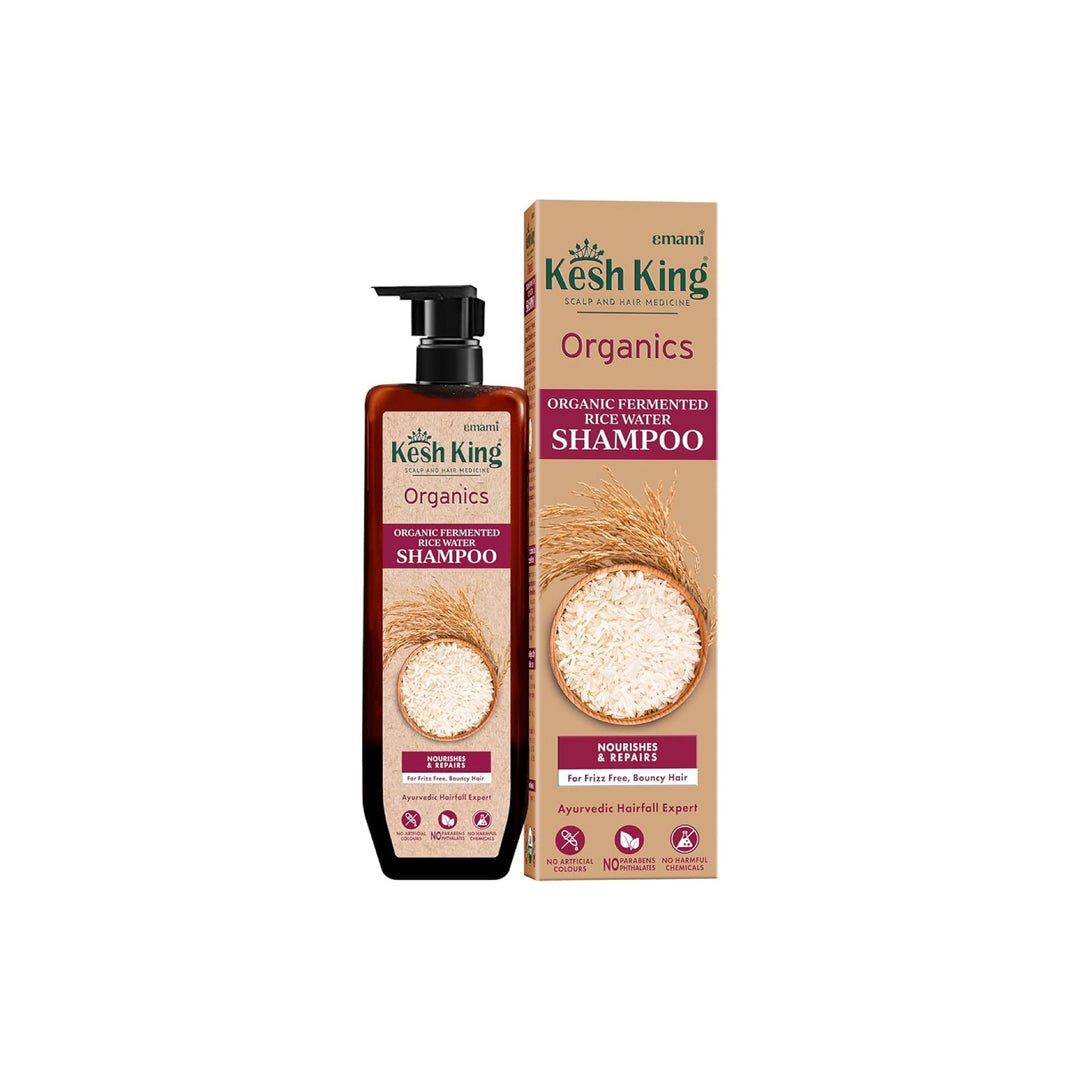 Kesh King Organics Fermented Rice Water Shampoo - 300ml | كيش كينغ شامبو عضوي بماء الارز - 300 مل