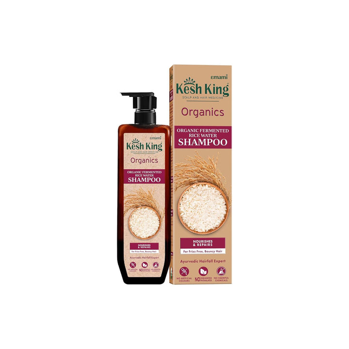 Kesh King Organics Fermented Rice Water Shampoo - 300ml | كيش كينغ شامبو عضوي بماء الارز - 300 مل