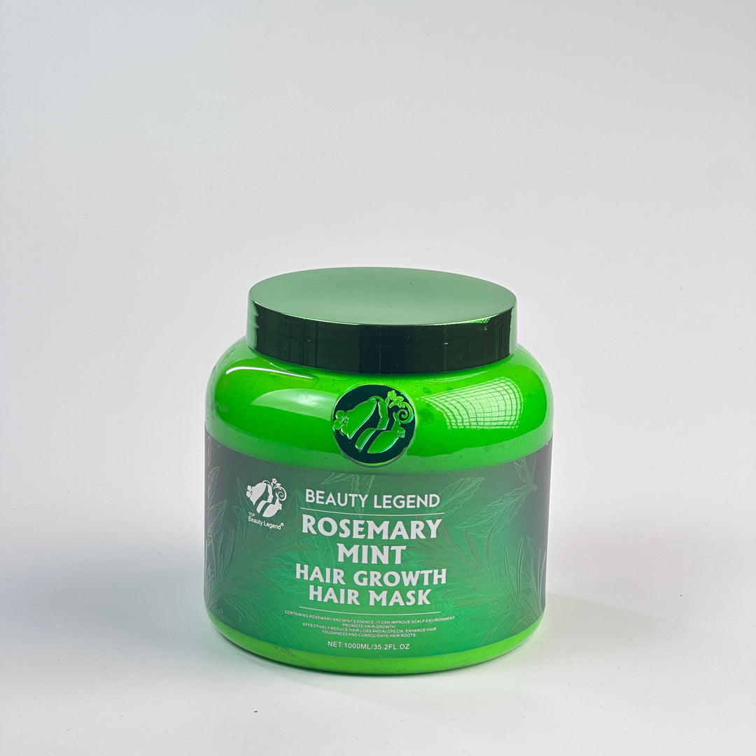 Top Beauty Legend Rosemary Mint Hair Growth Hair Mask - 1000ml | اسطورة الجمال ماسك للشعر باكليل الجبل - 1000 مل