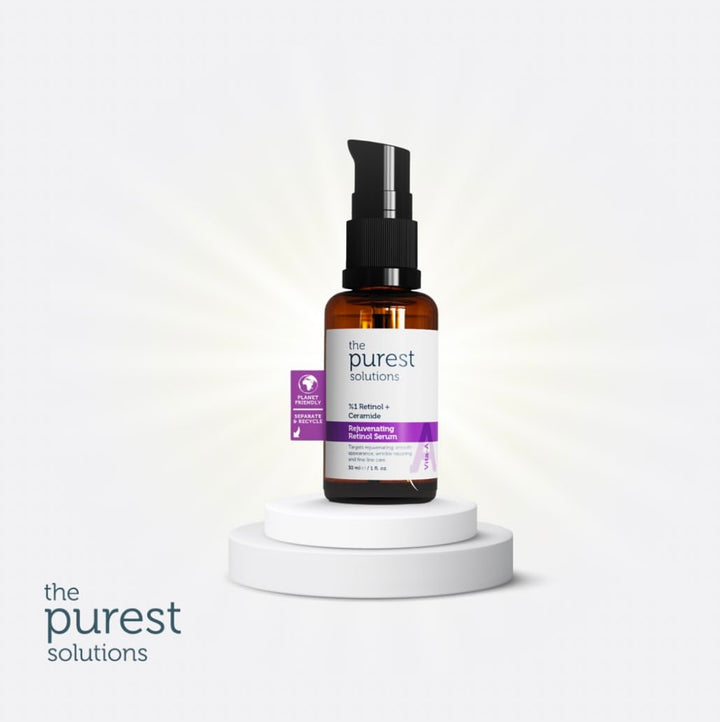 The Purest Solutions Retinol 1% + Ceramide Rejuvenating Serum - 30ml | ذا بيورست سيروم ريتنول 1% مع سيراميد - 30 مل