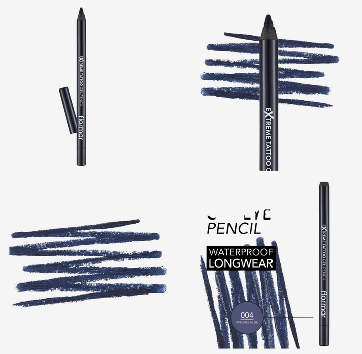 Flormar Extreme Tattoo Gel Pencil - 1.2g  | فلورمار قلم كحل  - 1.2 غرام