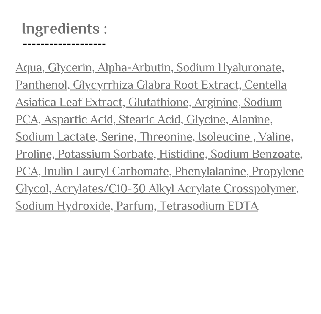 maru.derm Glutathione brightening milk serum - 30ml | مارو.ديرم سيروم الجلوتاثيون مفتح للبشرة - 20 مل