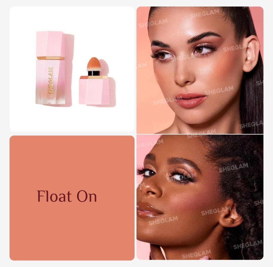 SHEGLAM Color Bloom Dayglow Liquid Blush Shimmer Finish | شيكلام أحمر خدود كريمي مع لمعة