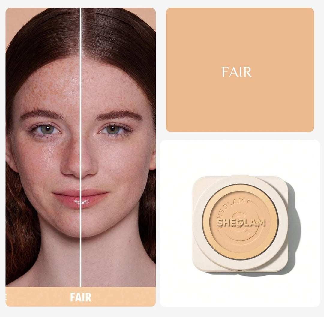 Sheglam Skin-Focus High Coverage Powder Foundation | شيكلام باودر فاونديشن عالي التغطية