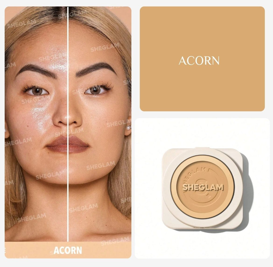 Sheglam Skin-Focus High Coverage Powder Foundation | شيكلام باودر فاونديشن عالي التغطية