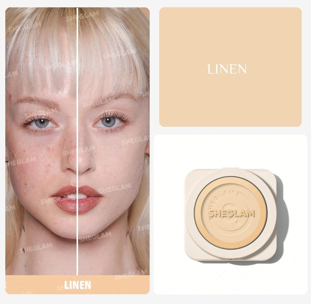 Sheglam Skin-Focus High Coverage Powder Foundation | شيكلام باودر فاونديشن عالي التغطية