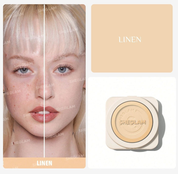Sheglam Skin-Focus High Coverage Powder Foundation | شيكلام باودر فاونديشن عالي التغطية